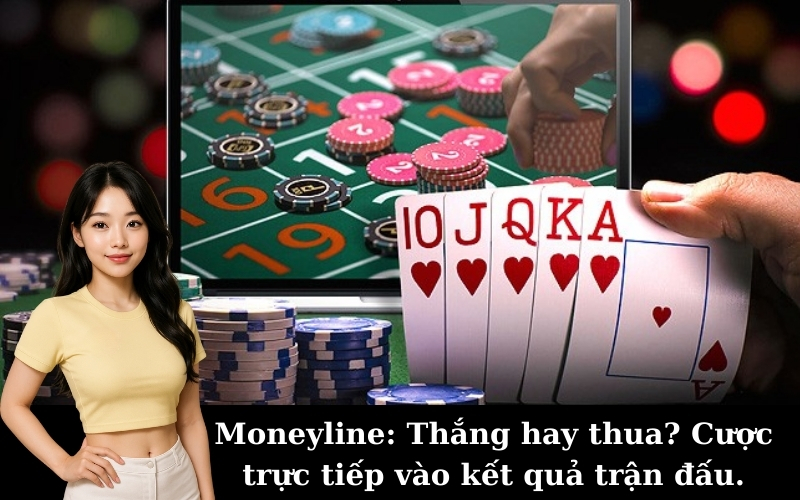Moneyline: Thắng hay thua? Cược trực tiếp vào kết quả trận đấu.