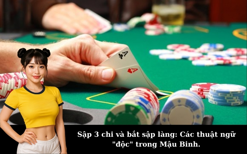Sập 3 chi và bắt sập làng: Các thuật ngữ "độc" trong Mậu Binh.
