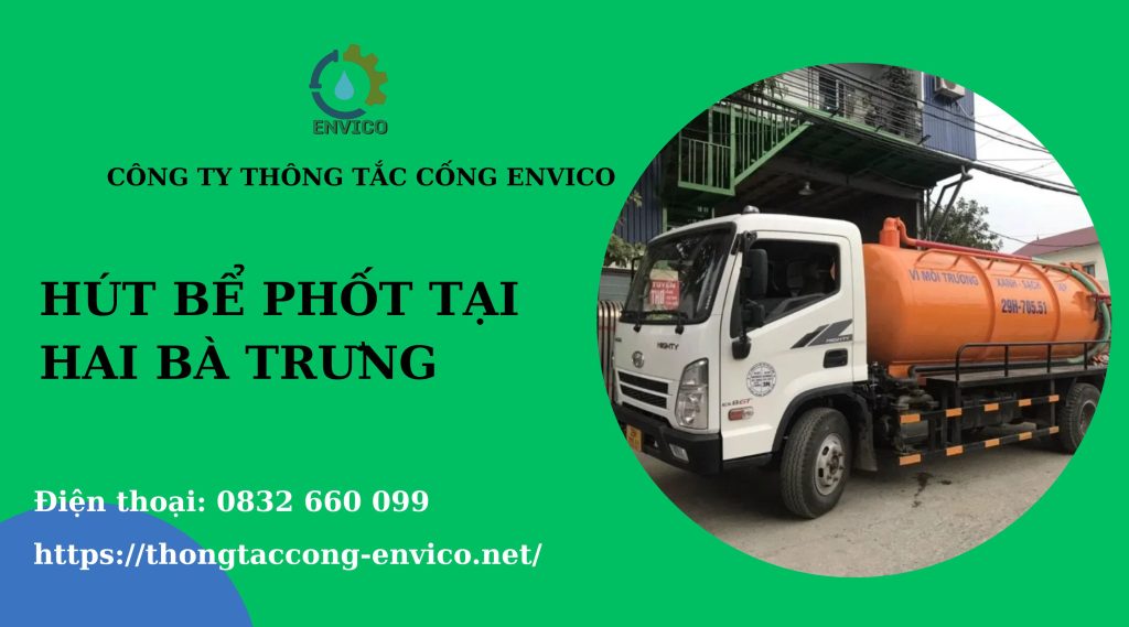 hút bể phốt tại hai bà trưng
