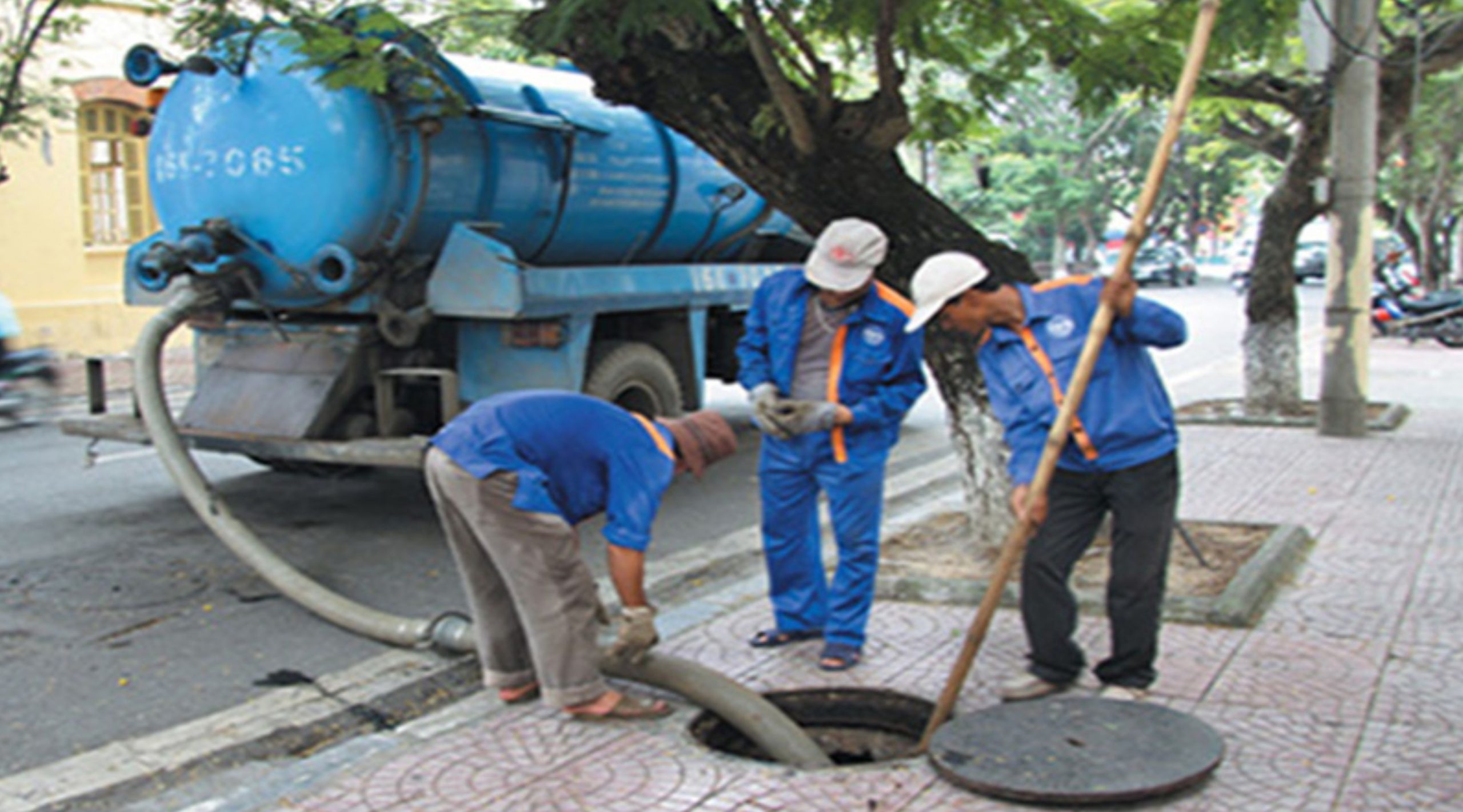 hút bể phốt tại hai bà trưng