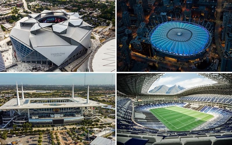 Khám phá 16 sân vận động World Cup 2026